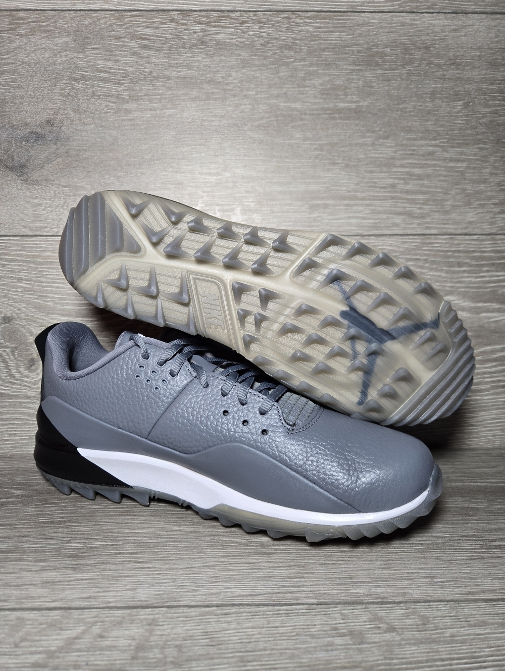 New Nike Air Jordan ADG 3 Cool Gray White Black Golf Shoes CW7242-003 Men's Sz 8